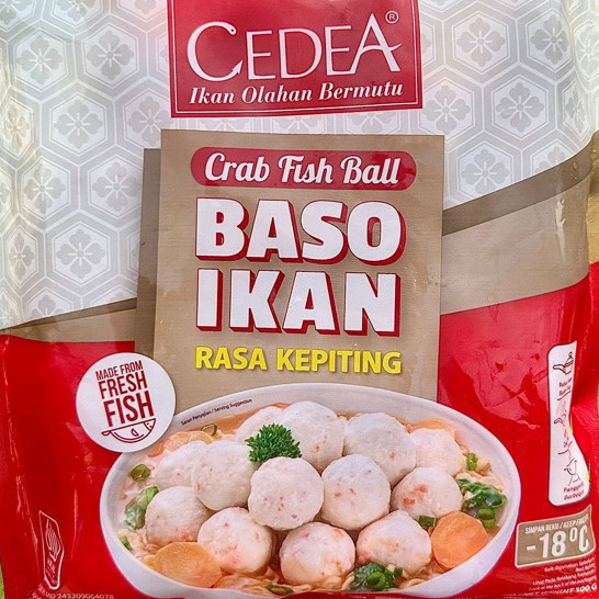 

Bakso Ikan Rasa Kepiting Cedea Baso Kepiting 500 Gr