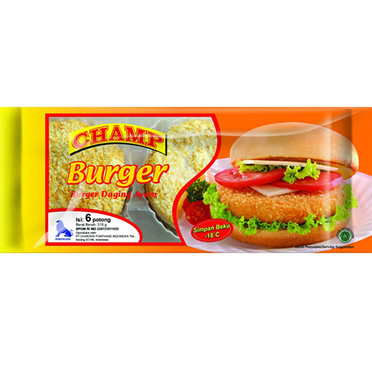 

Daging Burger Ayam Isian Burger Champ Chicken Burger 315 Gr
