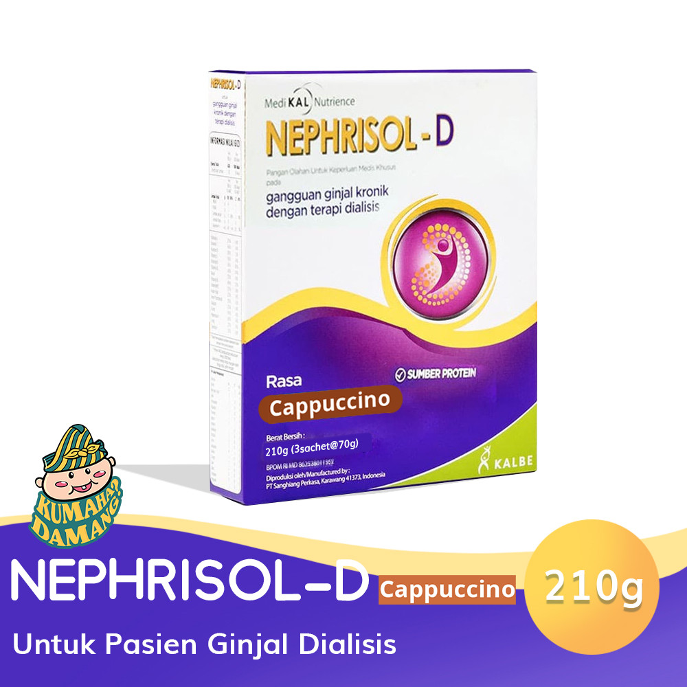 

Nephrisol - D Cappucino 210 gram EXP 9 OKTO 2025