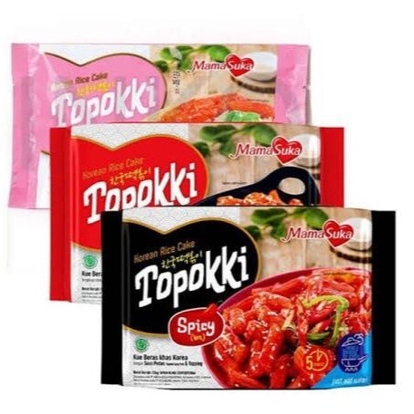 

mamasuka topokki instan original creamy spicy 134 gram