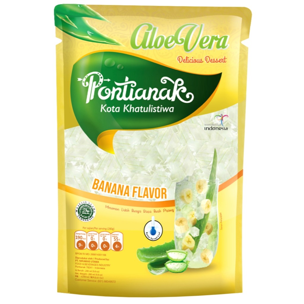 

inaco aloevera banana flavor 280 gr