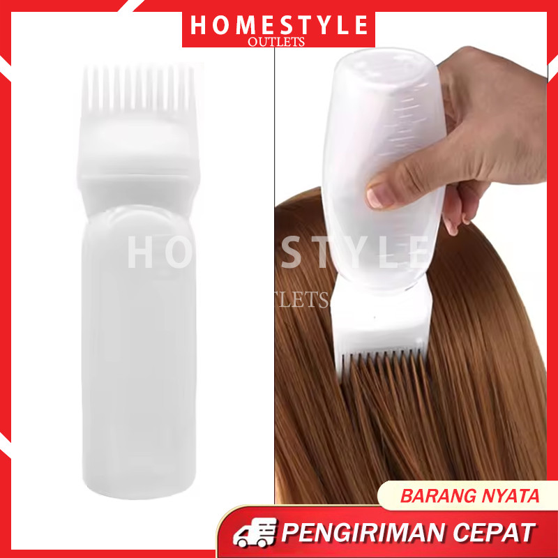 Botol Cat Rambut / Alat Cat Rambut / Botol Sisir Salon / Sisir Cat Rambut