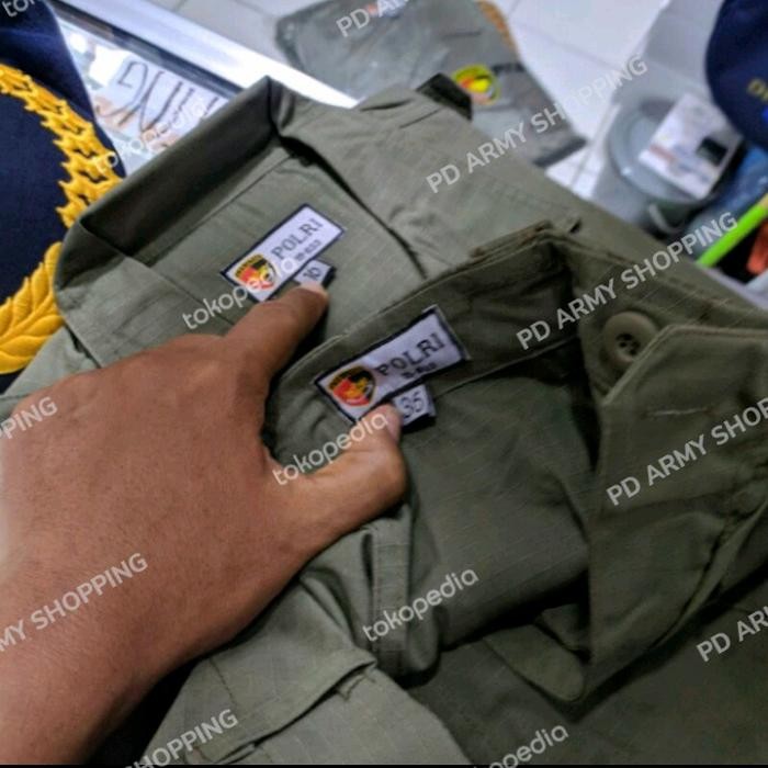 Baju PDL Hijau Brimob Original Pembagian Kualitas Terbaik