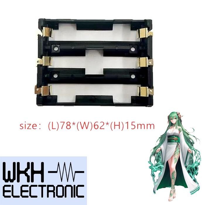 ARC99 Holder 3x 18650 SMD SMT Battery Baterai Seri Paralel Lithium Ion