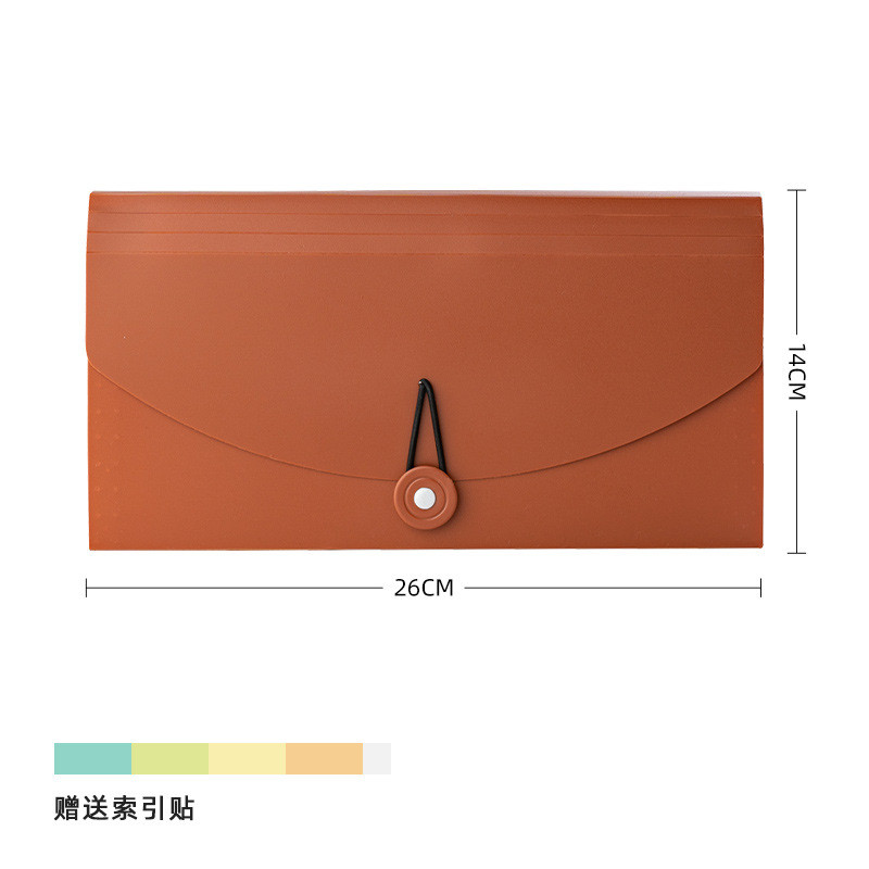 

PP Simple Storage, Versatile with Tags, File Package, Ticket Holder, Accordion Bag