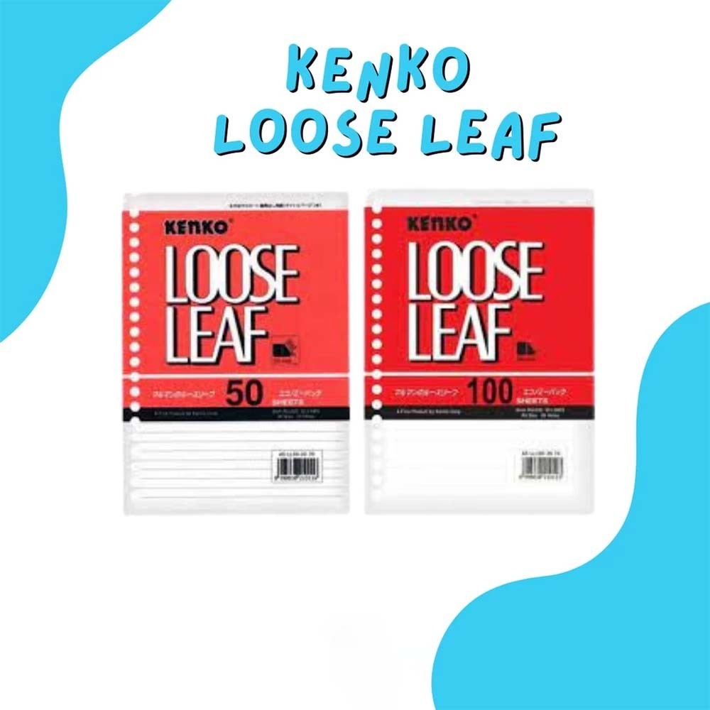 

KENKO LOOSE LEAF A5 KERTAS BINDER (50 Lembar, 100 Lembar) UKURAN A5