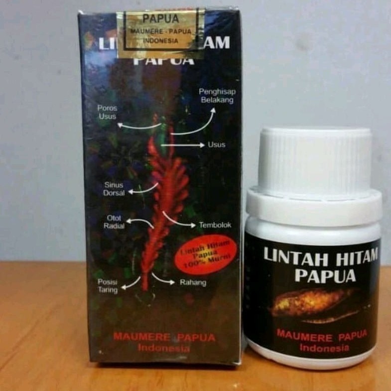KEMASAN 60ML Minyak lintah hitam papua TERBUKTI_MANJUR_ASLI 100% OBAT OLES PRIA PERMANEN PEMBESAR PR