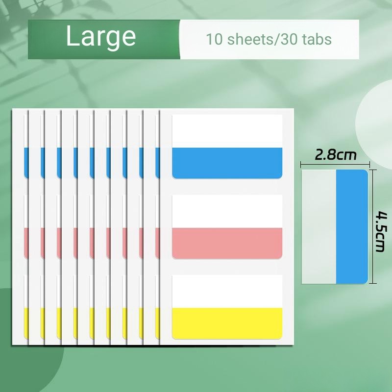 

Macaron Index Sticky Tabs, Writable Sticky Note Tabs for Book Annotation, Calendar Reminder, File Classification