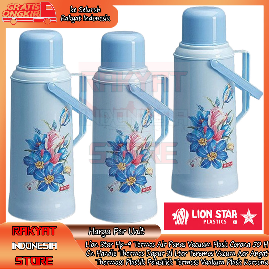 Lion Star Hp-9 Termos Air Panas Vacuum Flask Corona 50 H Cn Handle Thermos Dapur 2l Liter Teremos Va