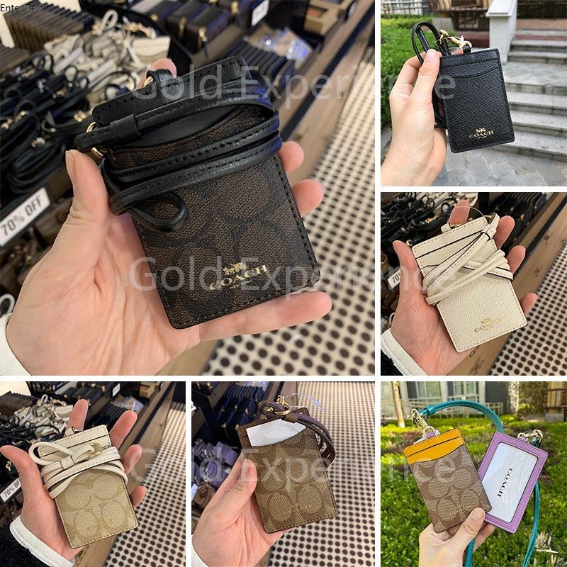 

COACH lanyard/ Kartu kerja/pemegang kartu id /DIY klasik /original/name tag holder/SIX color