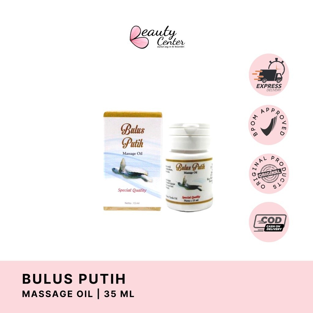 [BPOM] Bulus Putih Massage Oil / Minyak Bulus BPOM Original