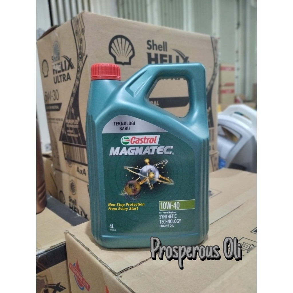 OLI CASTROL MAGNATEC SAE 10W-40 4L | 4Liter | Oli Mobil | Oli Original | Oli Mesin | Oli Berkualitas
