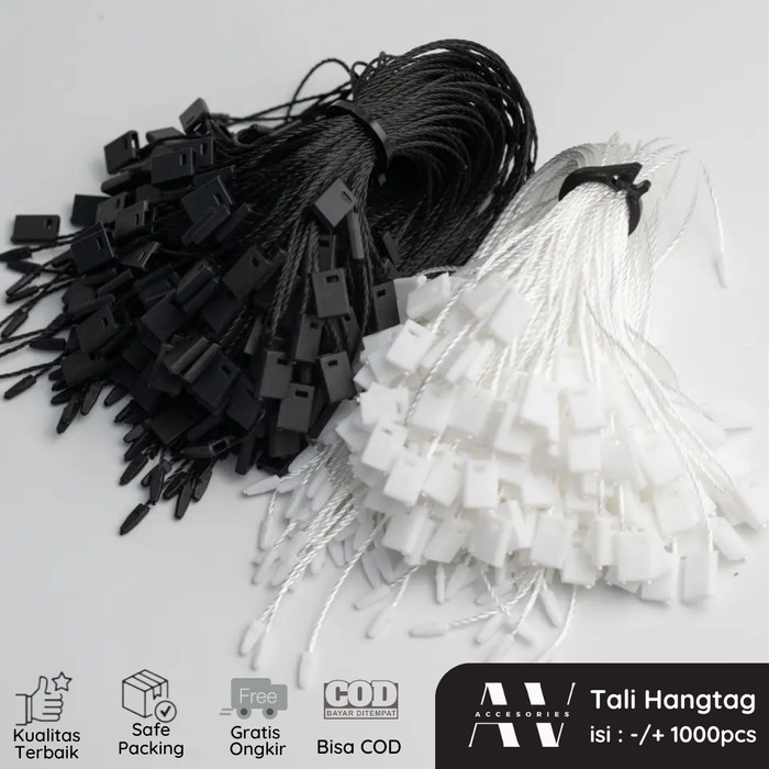 

AVACC Tali Hangtag Label Benang Nylon String Pin Lock Kuat dan Murah