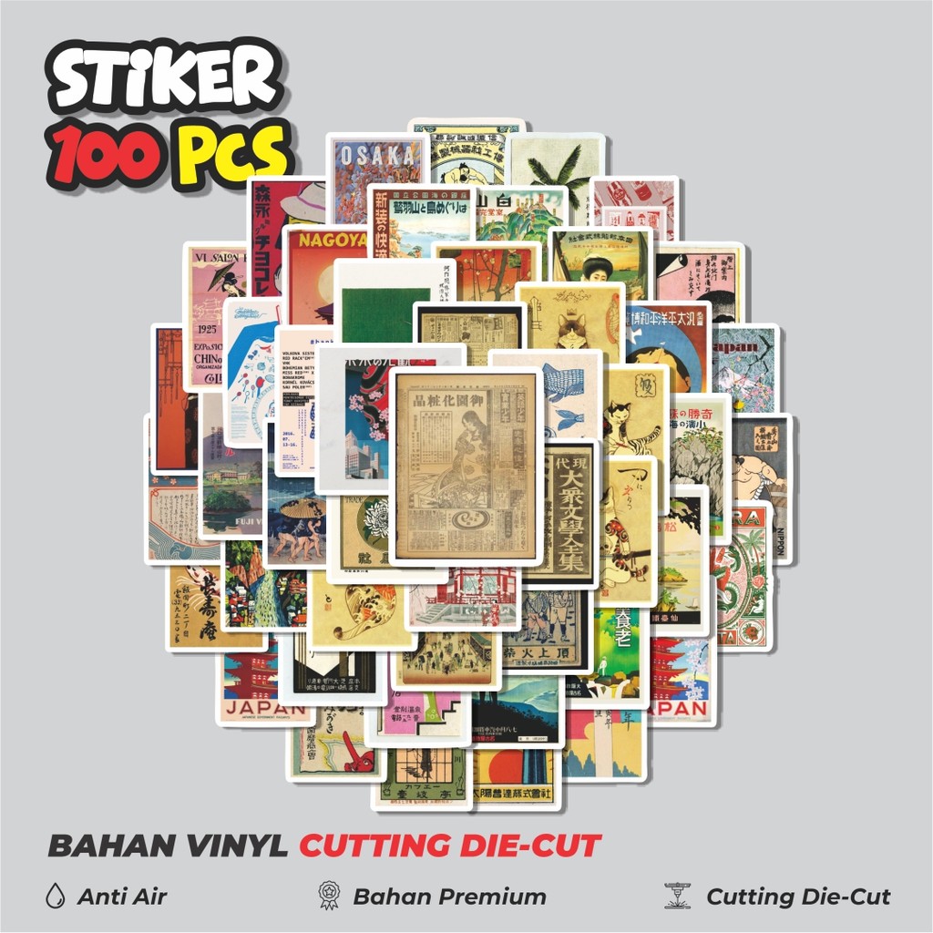 

Terbaru! 50 pcs Stiker Poster Tokyo City Jepang Dekorasi Lucu Kreatif untuk Notebook, Skateboard, HP