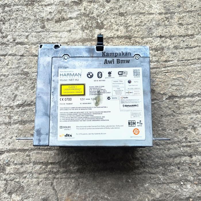 Head Unit CD Radio Bmw F30 F32 Original Sparepart