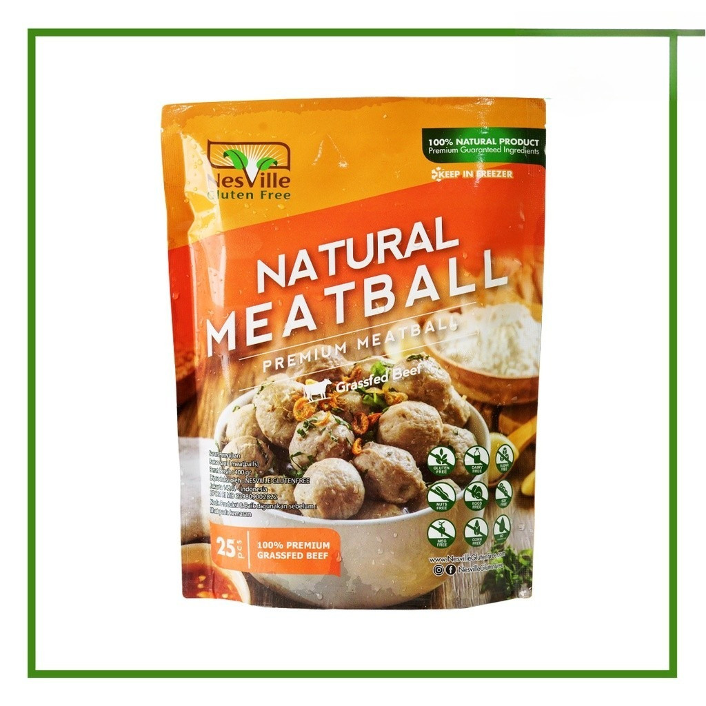 

Nesville Natural Meatballs – 100% HALAL, Gluten-Free, No Artificial Additives