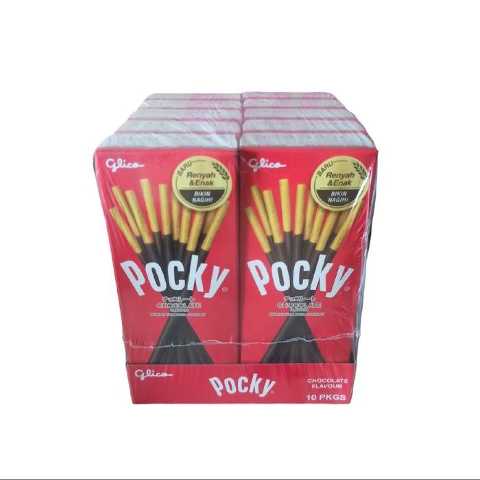 

Pocky Mini 22gr 1 Box isi 10 All Varian Rasa - Coklat 22gr 1box Terlaris