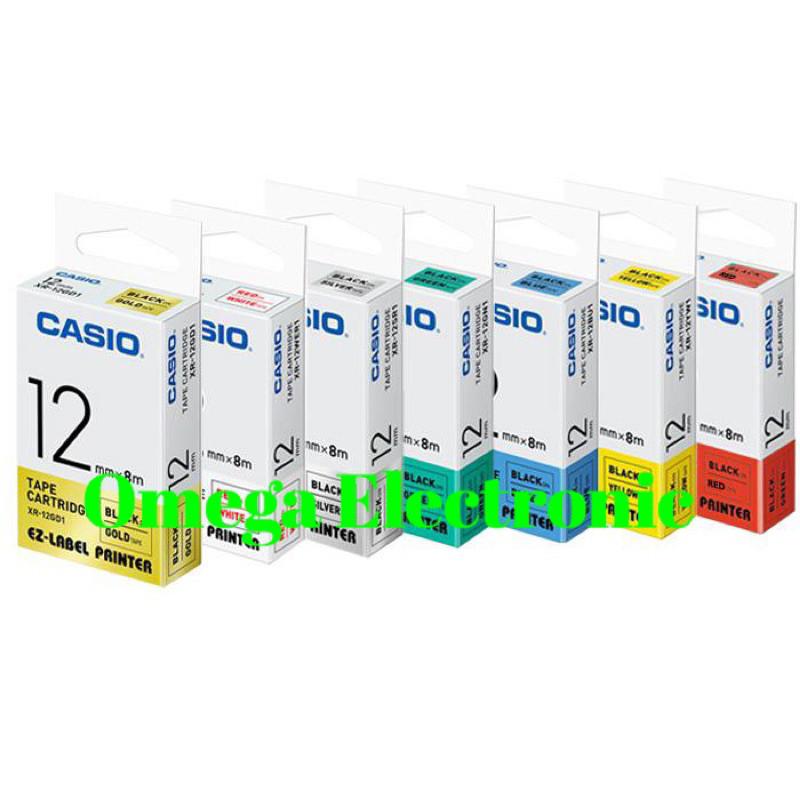 

Pita / EZ Label Tape Printer Casio 12mm XR 12