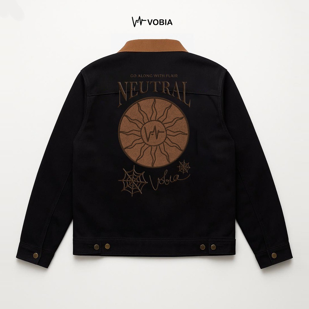 KH Vobia Work Jacket Boxy Canvas - Neutral