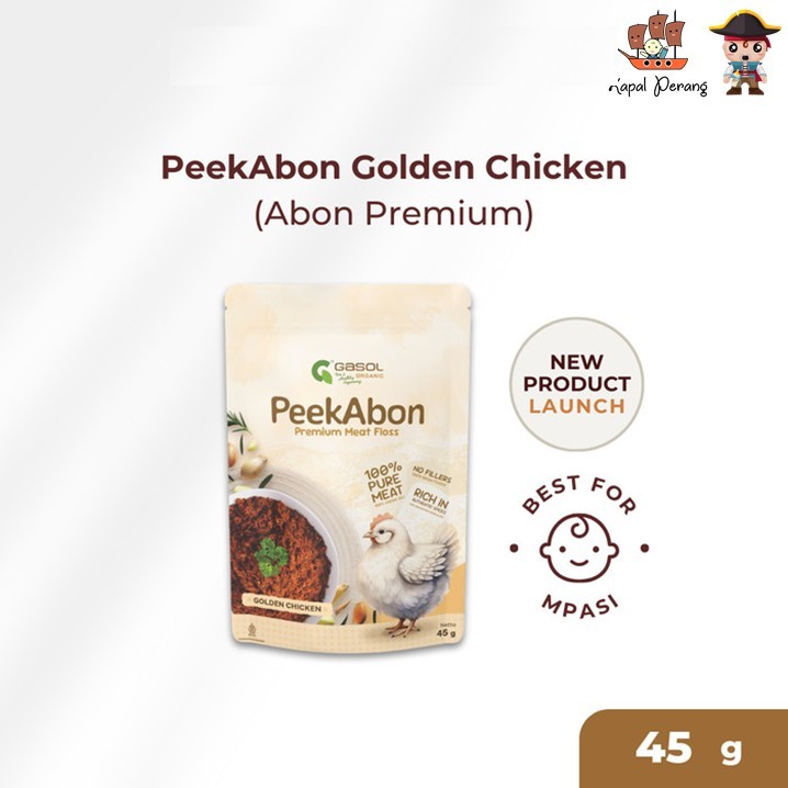 

Gasol Organik PeekAbon - Abon Ayam 45 gram