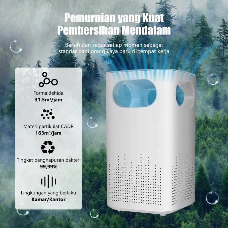 Air Purifier Ruangan 5W Mini Air Purifier Ruangan Pembersih Udara Ruangan Penyaring Udara Ruangan
