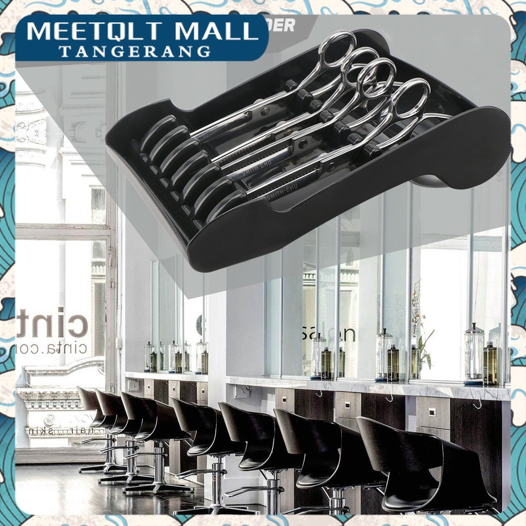 Rak Holder Gunting Salon Premium Kotak Organizer Alat Cukur Rambut Tempat Clipper Sisir Barber