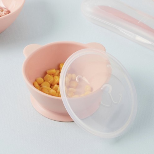 SILIPOT BEBE Silicone Baby Bear Bowl Set / Perlengkapan Makan Bayi