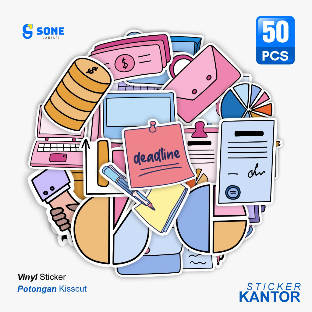 

Sticker Pack OFFICE / Stiker Animasi Paper Vinyl Deco Buku Jurnal Tumbler Laptop Aesthetic