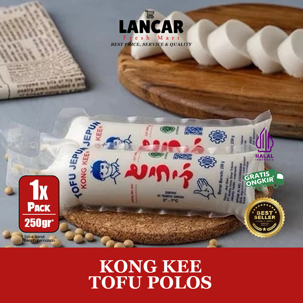 

KONG KEE TOFU POLOS 250GR/ KONG KEE TOFU JEPANG 250GR