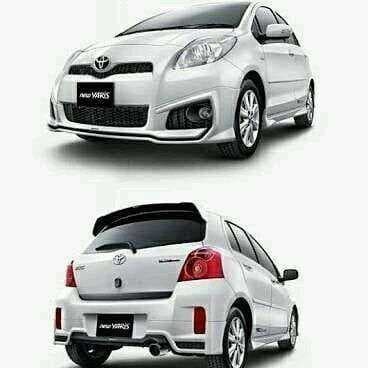 body kit aksesoris mobil BODYKIT yaris trd th 2012 ONGKIRNYA MURAH LHO