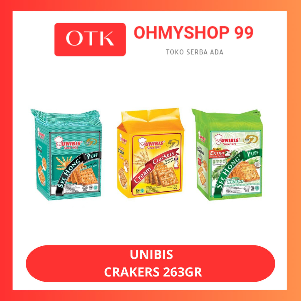 

UNIBIS Crackers See Hong Puff Cream Crakers Coconut 265gr