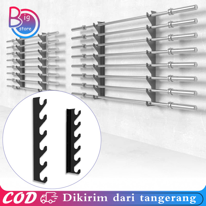 Tempat Rak Barbel Dinding Untuk Olympic Barbell Barbel Rak Bars Rack