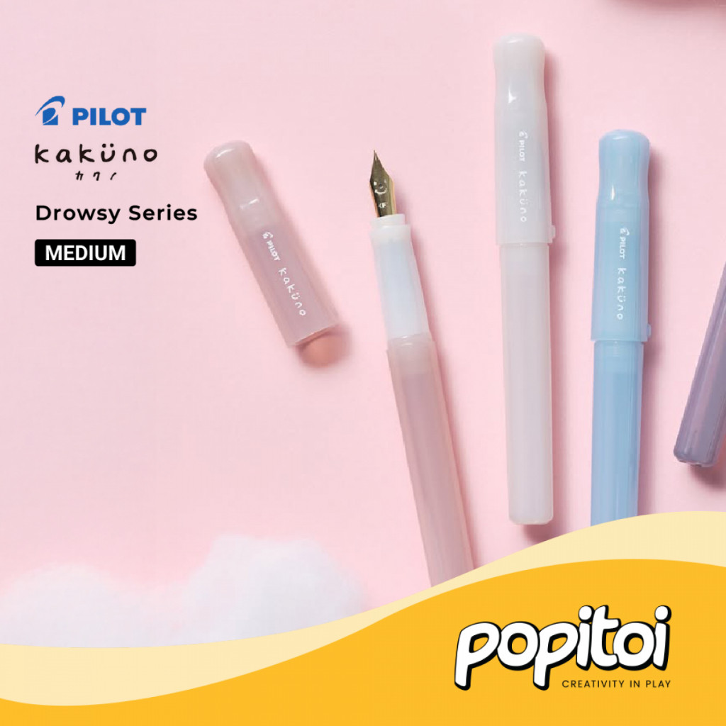 

PIlot Kakuno Madoromi Drowsy Color Series Fountain Pen Medium Fine Pena new