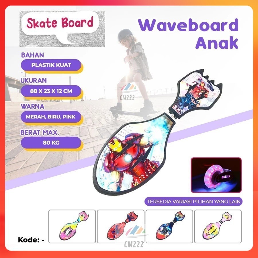 WAVE SKATEBOARD GOYANG SNakeboard