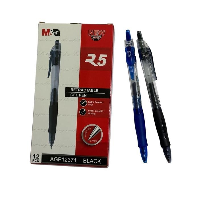 

M&G pulpen gel R5 0,7 / Pulpen Gel R5 0,7mm - hitam