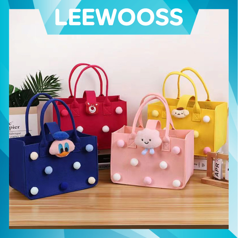 

LEEWOOSS T6328 Goodie Bag Kartun Lucu Tas Souvenir Ulang Tahun Tas Kartun untuk Souvenir Goodie Bag Souvenir Bag Birthday
