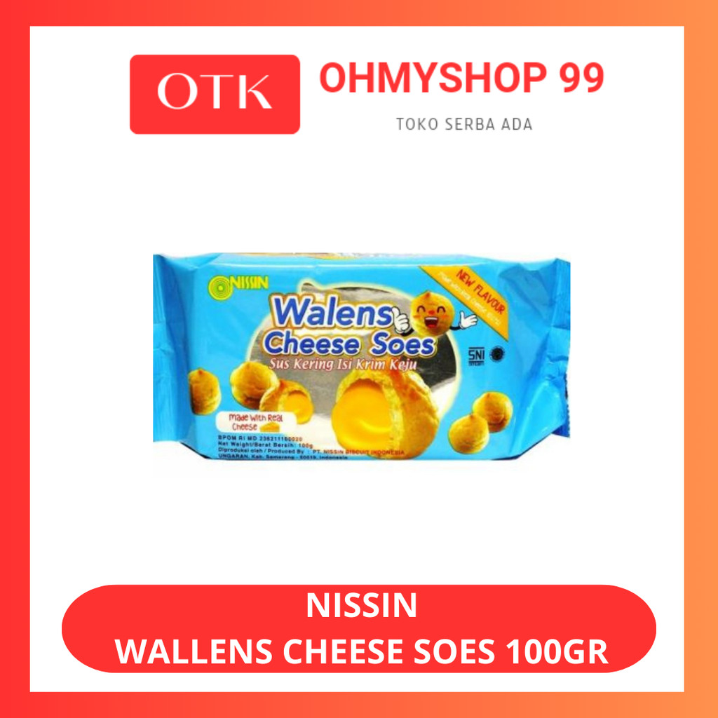 

NISSIN Biskuit Wallens Cheese Soes 100gr
