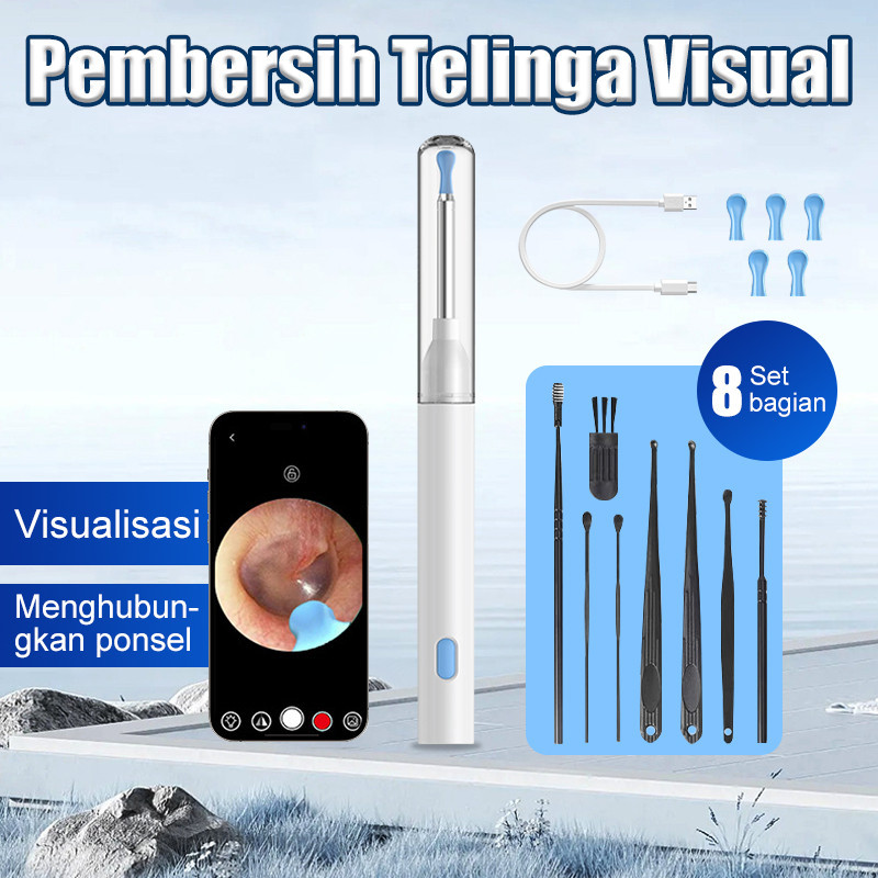 Pembersih Telinga Korek Kuping Kamera LED Korek Kuping LED Kuping Kamera Led Korek Kuping Bayi Alat 