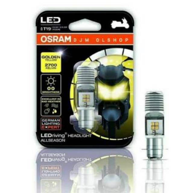 Lampu OSRAM LED Vario 125 Beat Eco 2015-2019 H6 M5 K1 Yellow - 7735CW