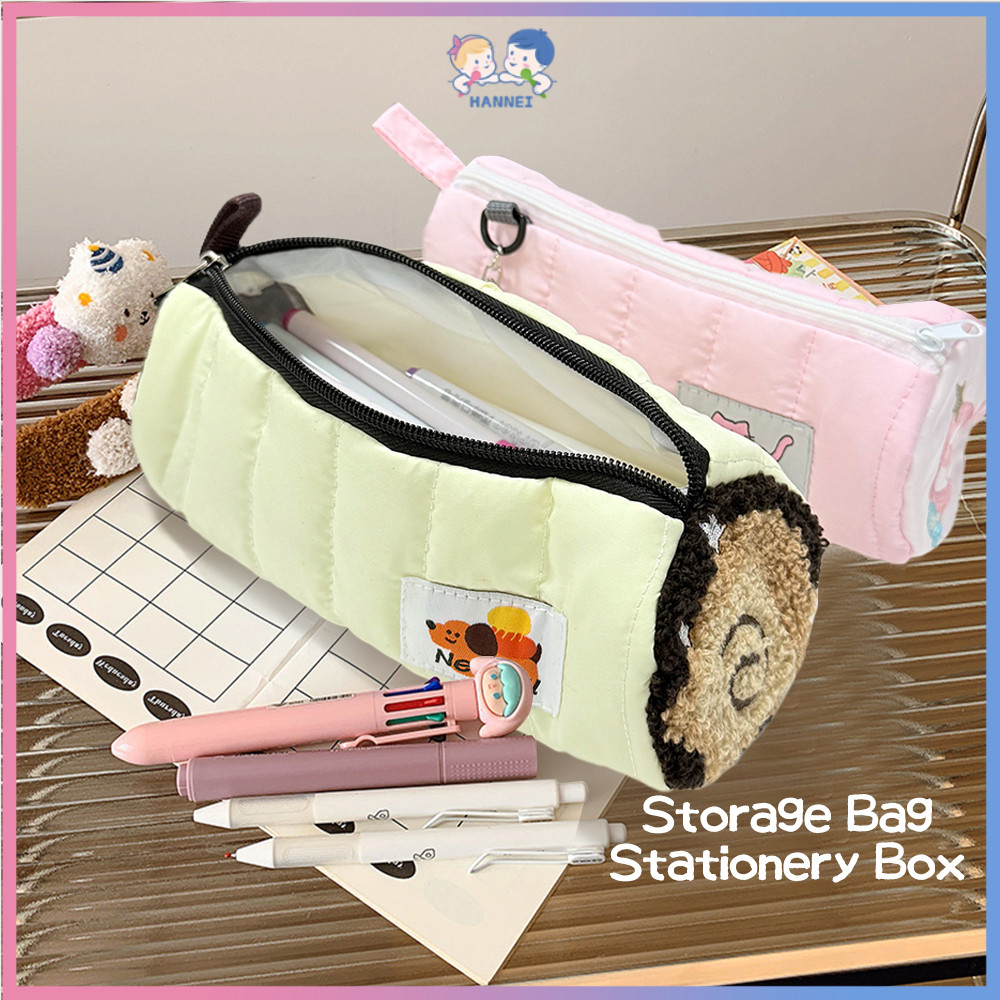 

​​Hannei​​ Pouch Cosmetic Korea Tas Makeup Pillow Kotak Pensil Bulu Halus Serbaguna
