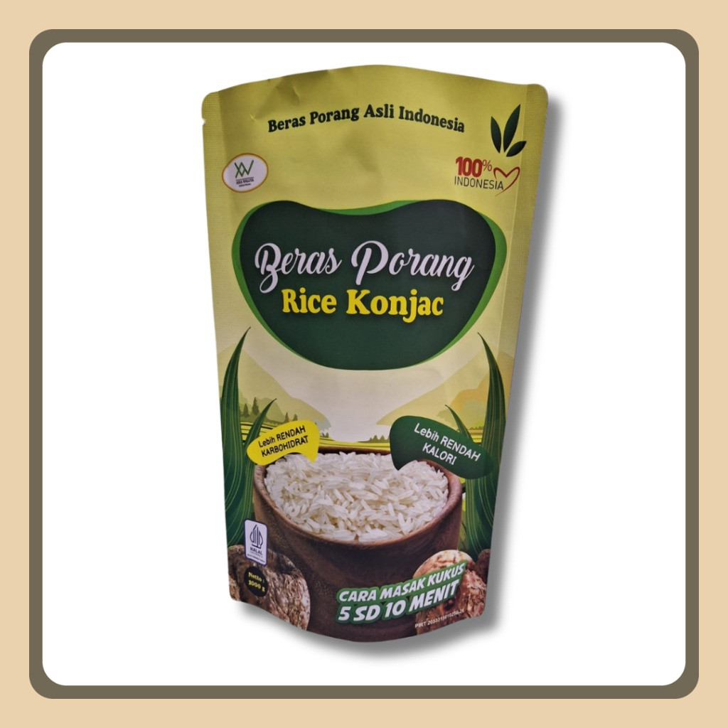 

beras porang kukus rendah gula tinggi serat 1 kg