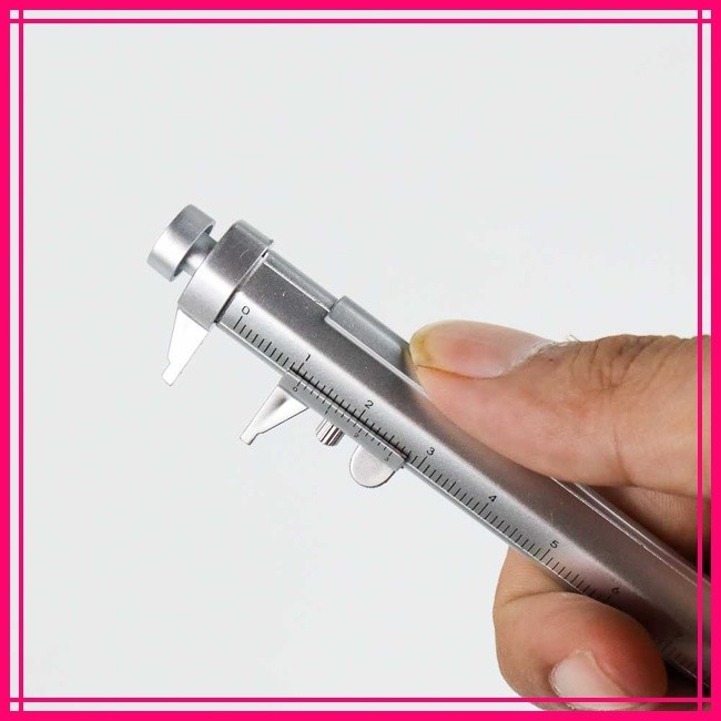 

R18 Taffware Pulpen Sigmat Ballpoint Caliber Measuring Tool Scale Ruler