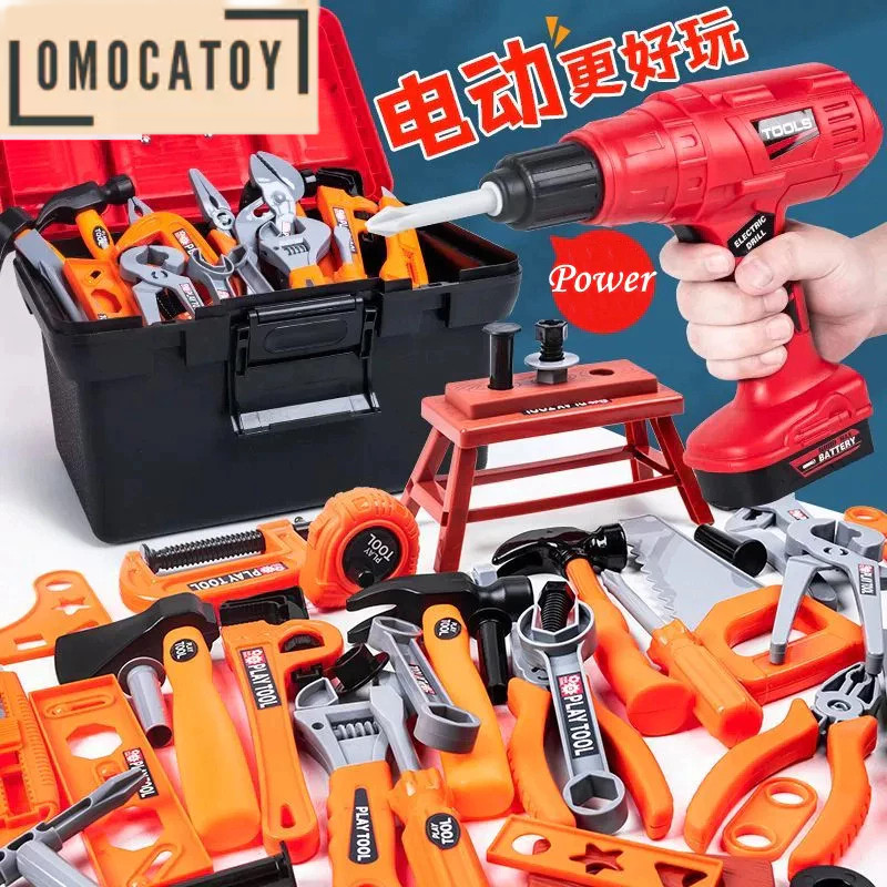 Mainan Tool Box Perkakas Dan Peralatan Bor Listrik | Mainan Kotak Perkakas Set Alat Peralatan Bor Li