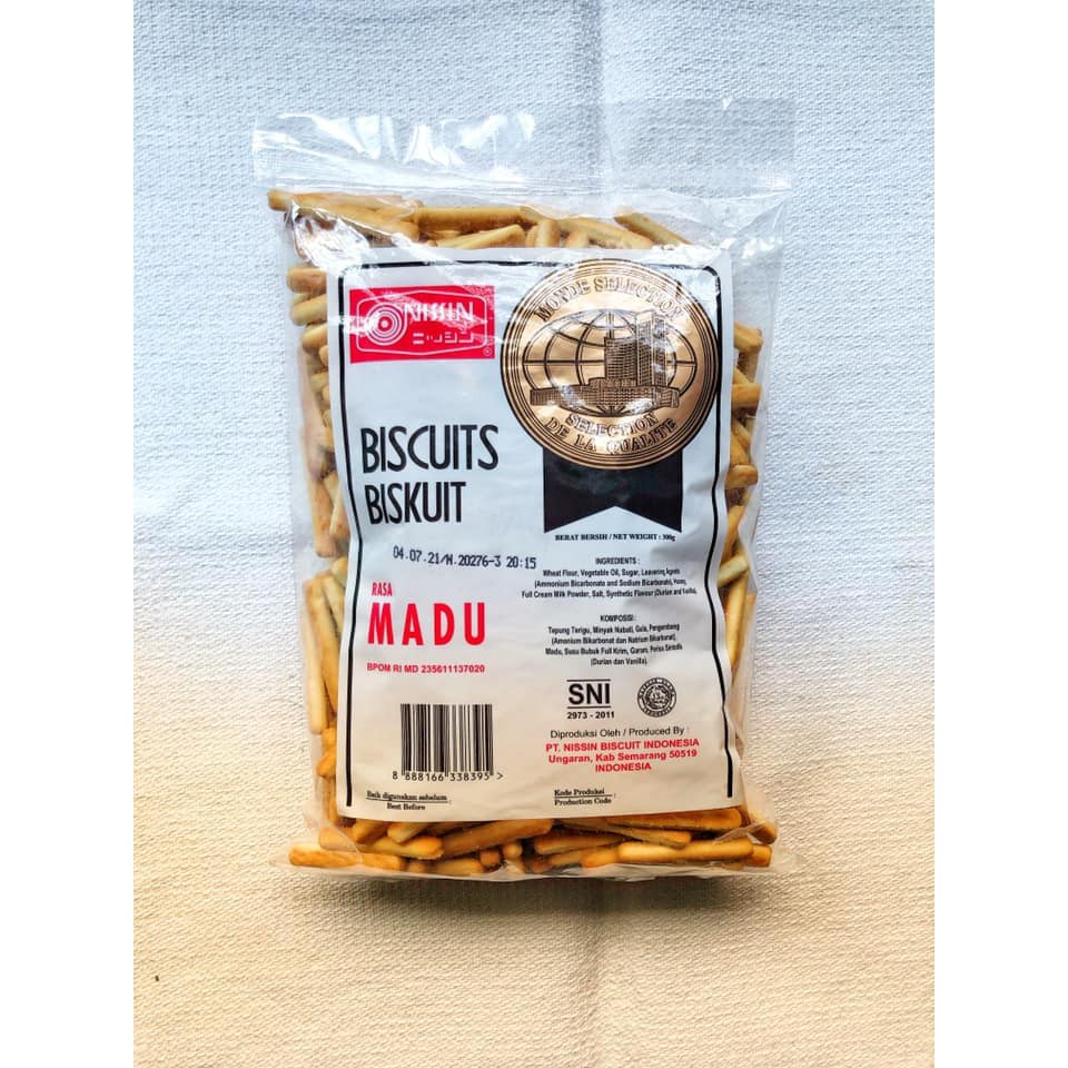 

Nissin Stik Biskuit Rasa Madu 285gr
