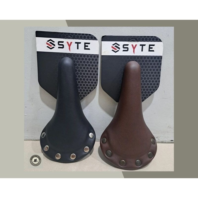 Sadel Syte Paku Jok Syte Jok Sepeda Fiksi MTB Balap Lipat Minion BMX Dudukan Sepeda Syte Hitam Cokel