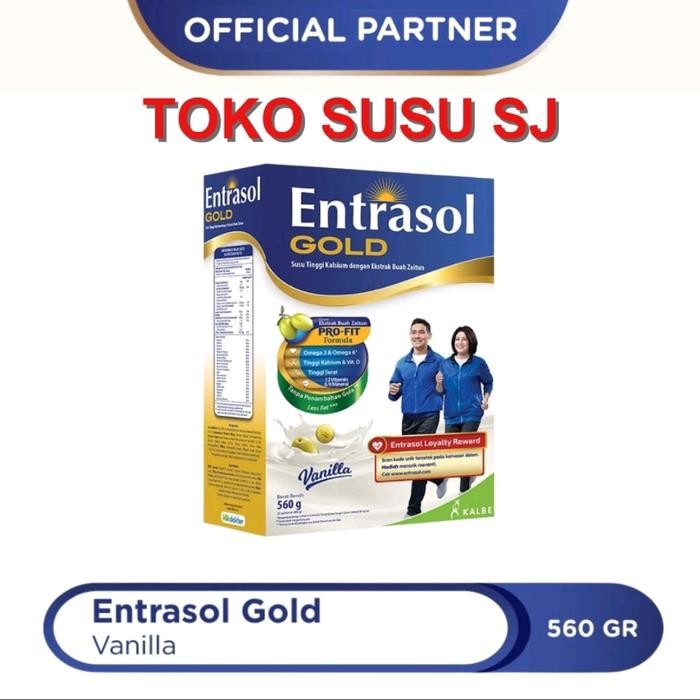 

[[Promo]] ENTRASOL GOLD VANILA COKLAT 580 GRAM/VANILLA/CHOCOLATE/580GR/600GR/600 GRAM - VANILA