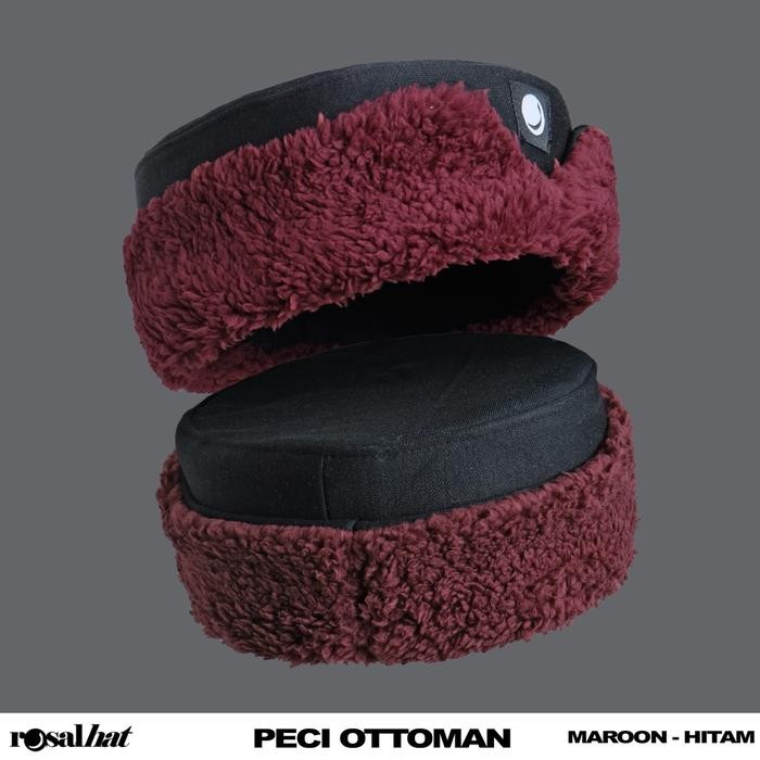 Peci Turki Ottoman Rosal / Peci Bulu Urtuglu Turkey / Peci Urtugul Ottoman Kopiah Songkok Bulu Bukha