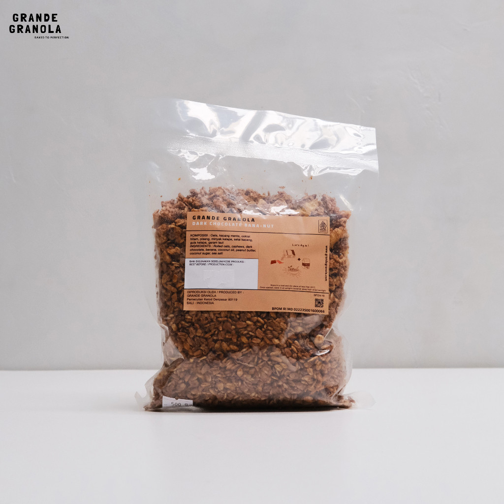 

Grande Granola Dark Chocolate Banana Nut 500 GR