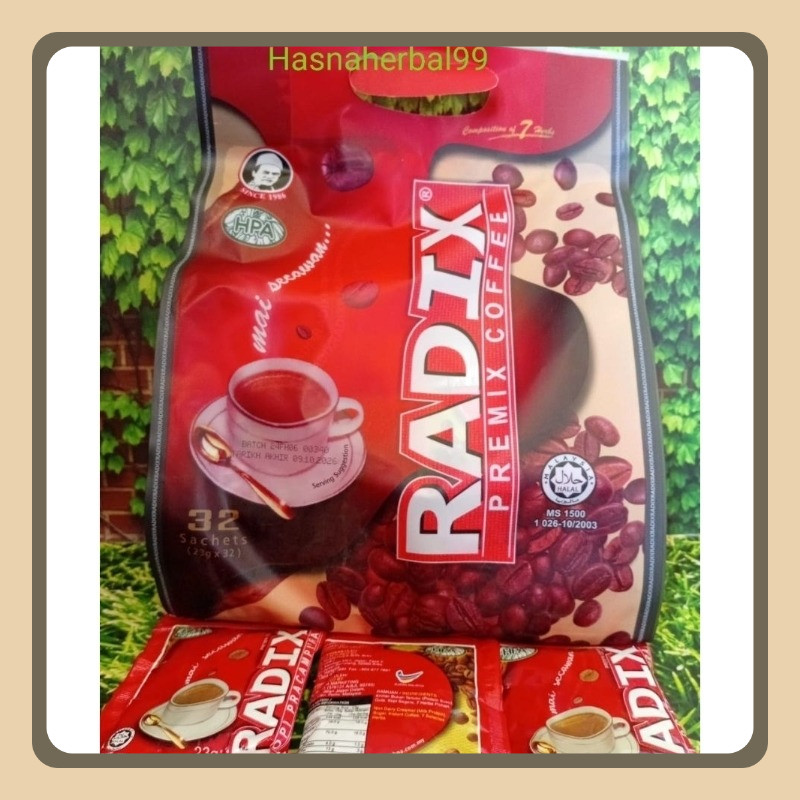 

kopi radix isi 32 sachet