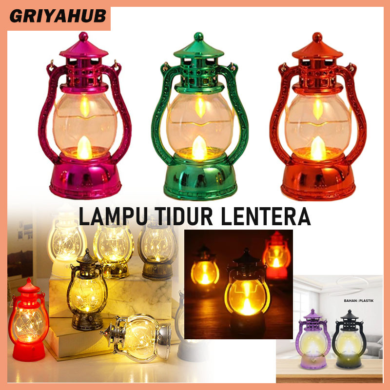 Lentera Mini/Lampu Tidur Lentera Lilin Halloween Natal Elektrik/Lentera Lilin Mini Led Dekorasi